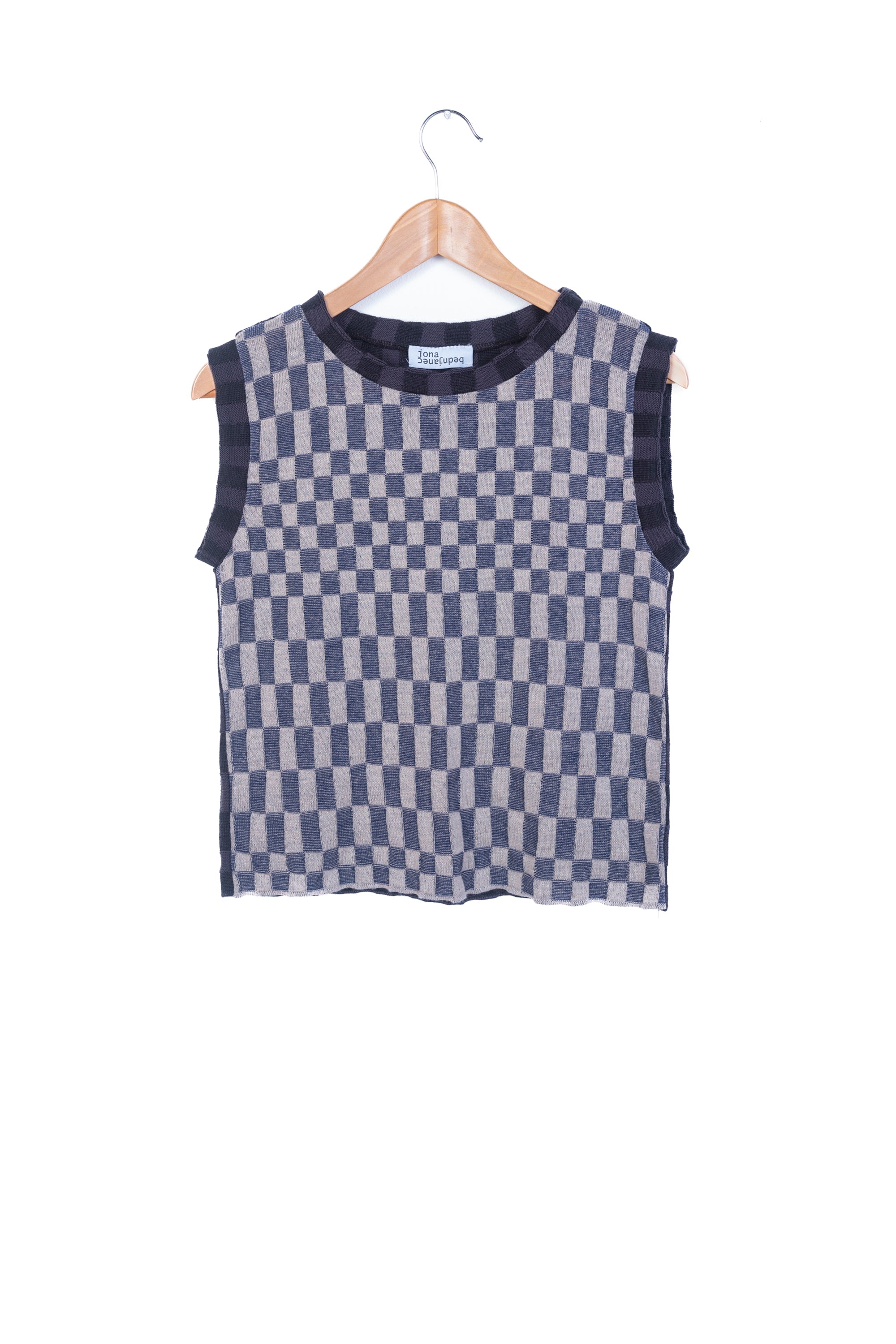 Checkered Patchwork Shirt