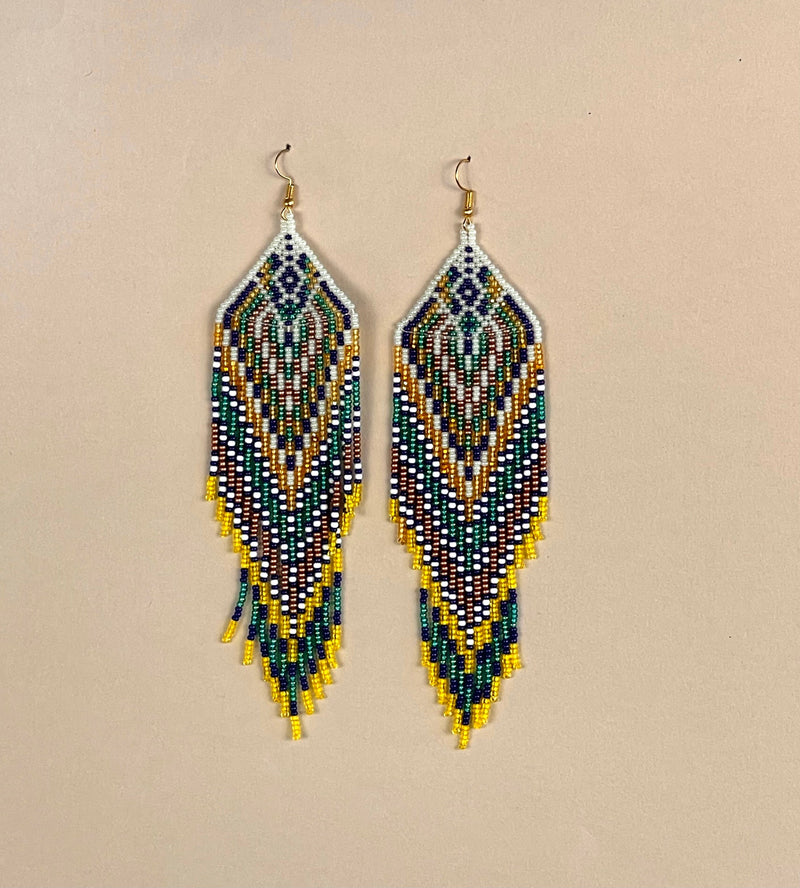 Goddess Beaded Earrings-Earrings-Good Tidings