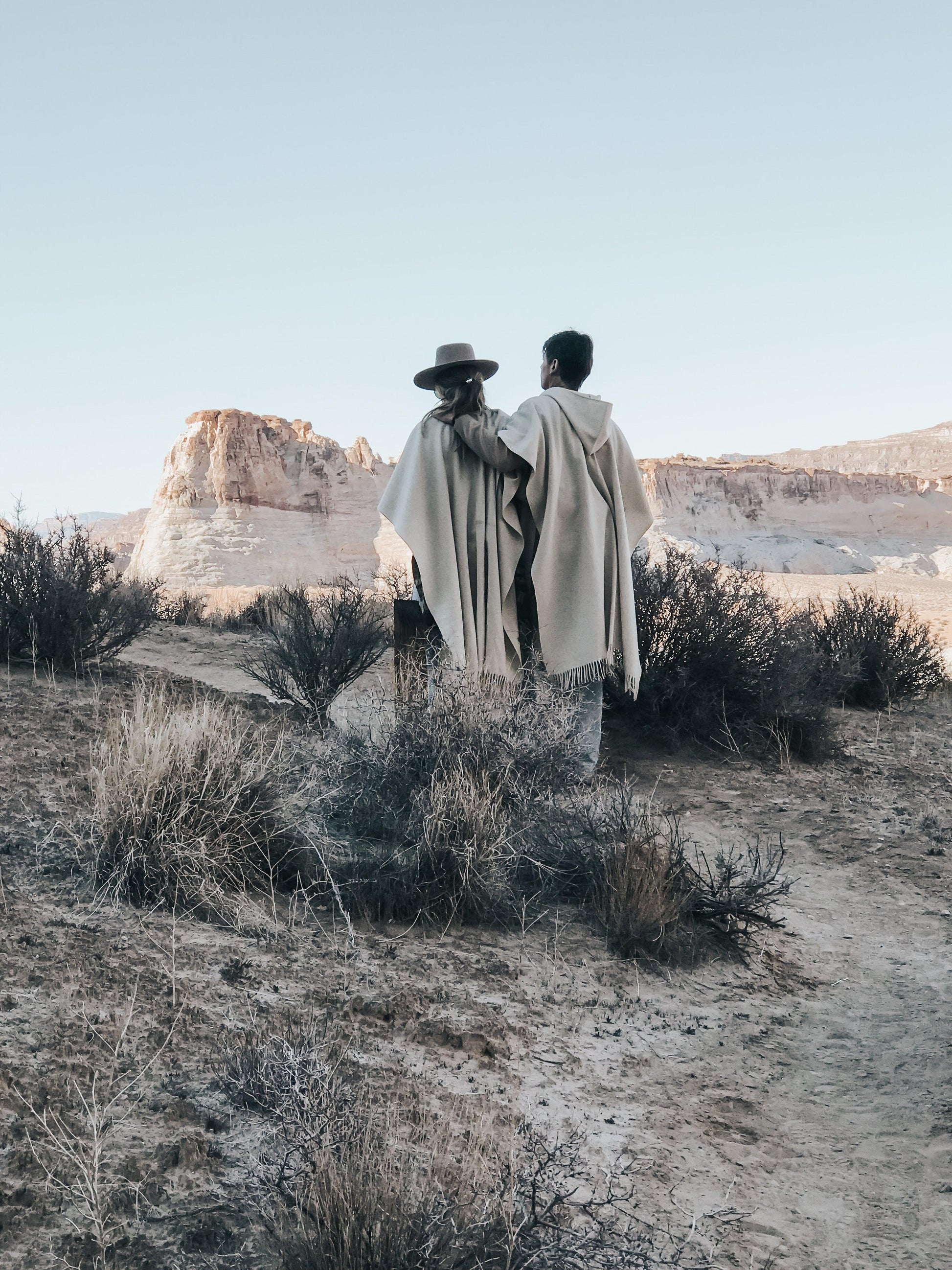 Sanctuary Wool Cape with Hood Off White-Poncho-Good Tidings