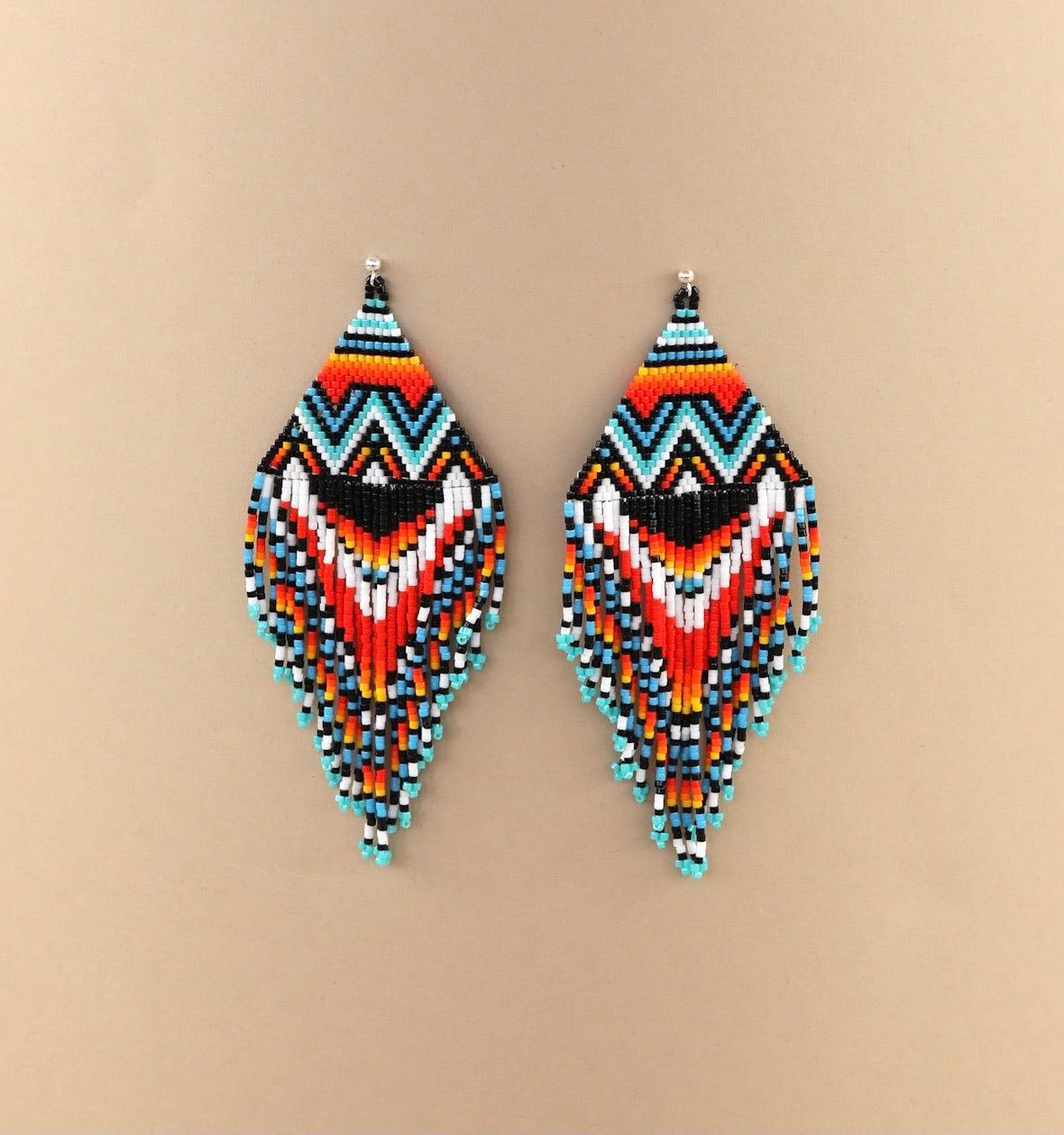 Toucan Beaded Earrings-Earrings-Good Tidings