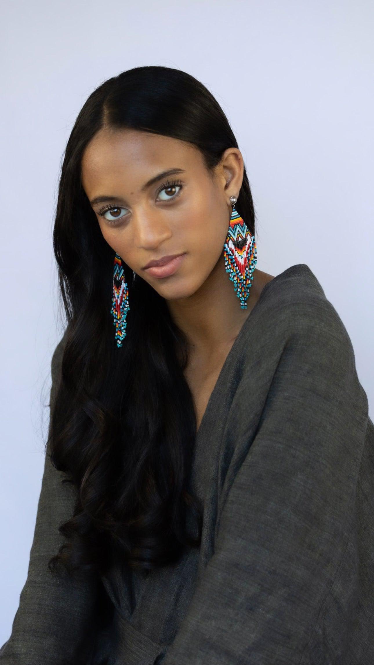 Toucan Beaded Earrings-Earrings-Good Tidings