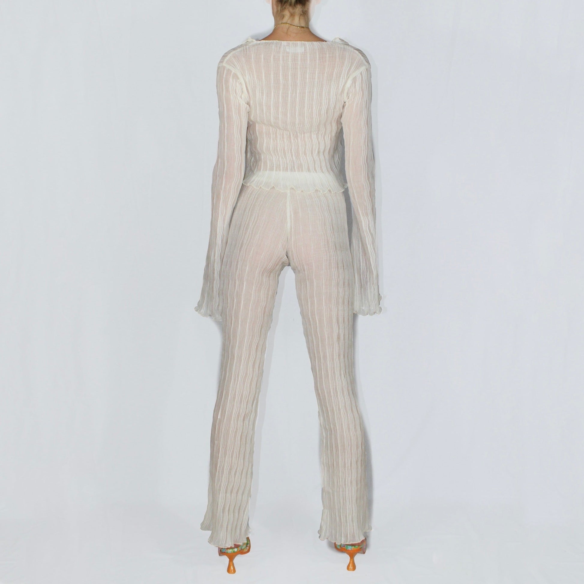 Pleated Pant - Négligé