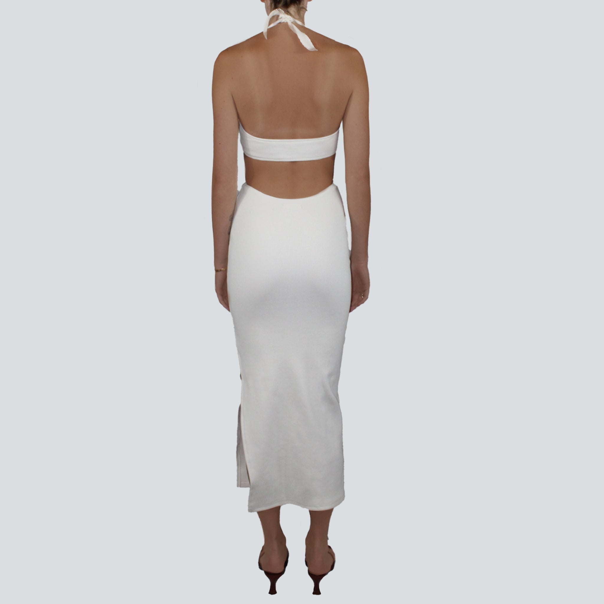 Low Back Knit Dress - Négligé