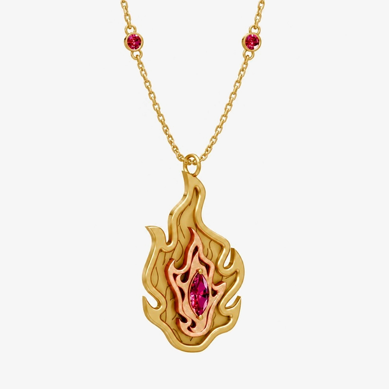 Flame Hashira Necklace