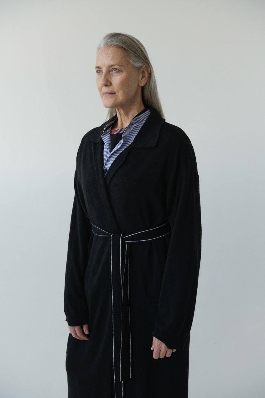 BELTED CARDIGAN COAT ROBE