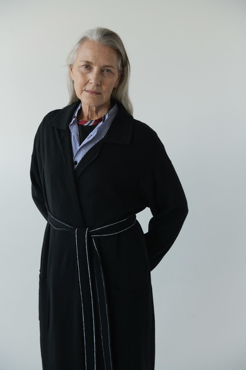 BELTED CARDIGAN COAT ROBE