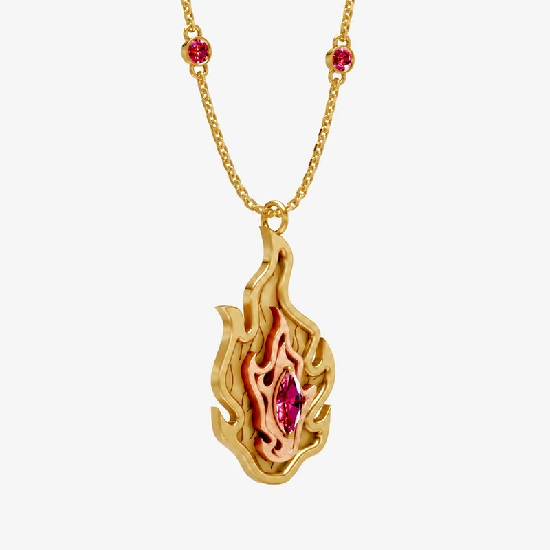 Flame Hashira Necklace
