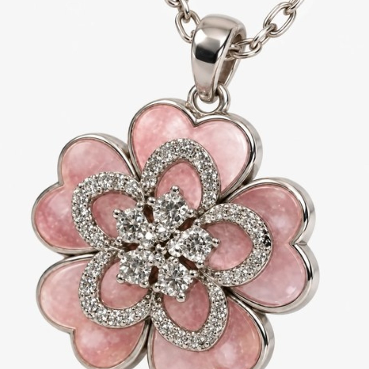 Upper Moon Three and Blossom Necklace Collection