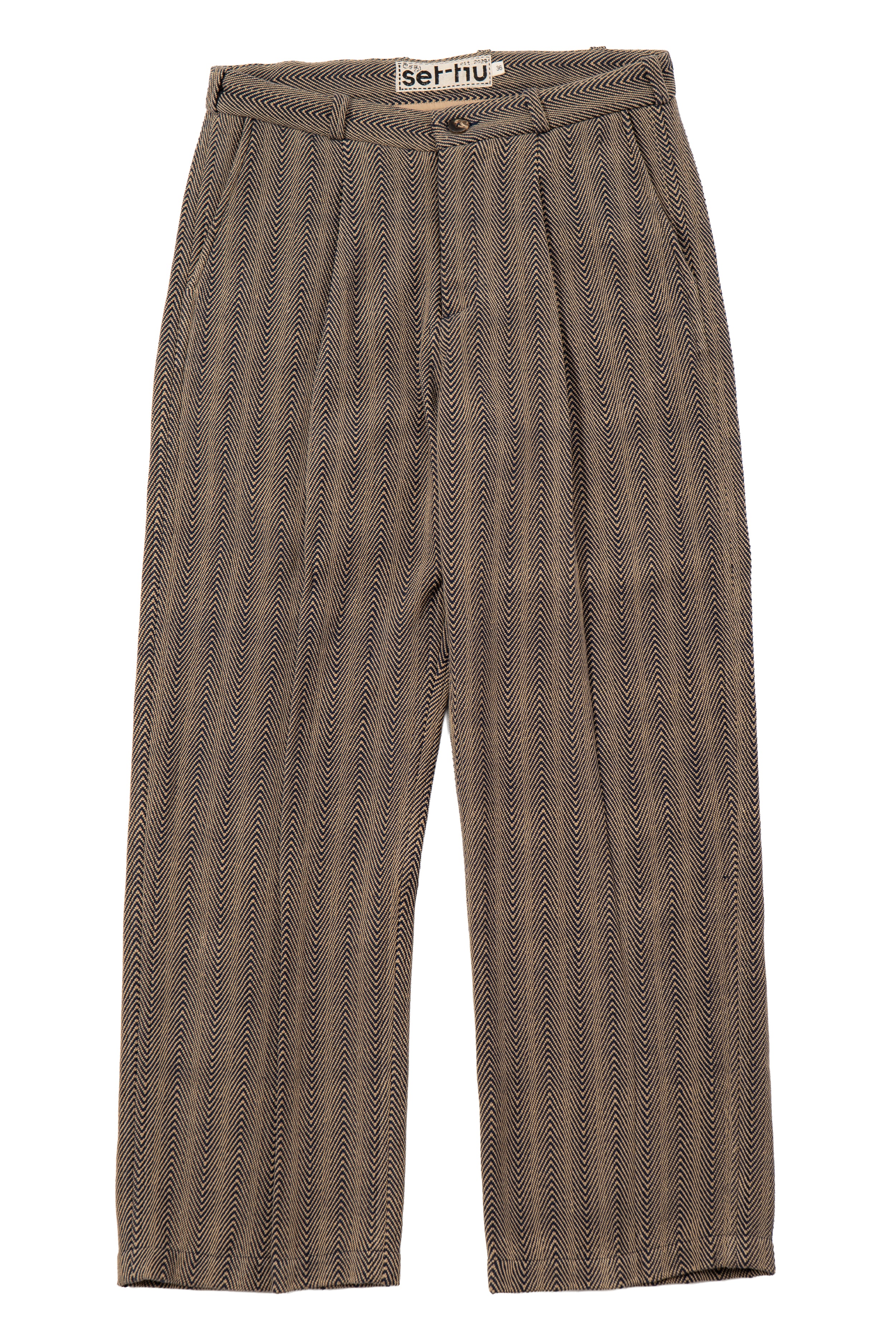 WAVE HILL PLEATED TROUSER
