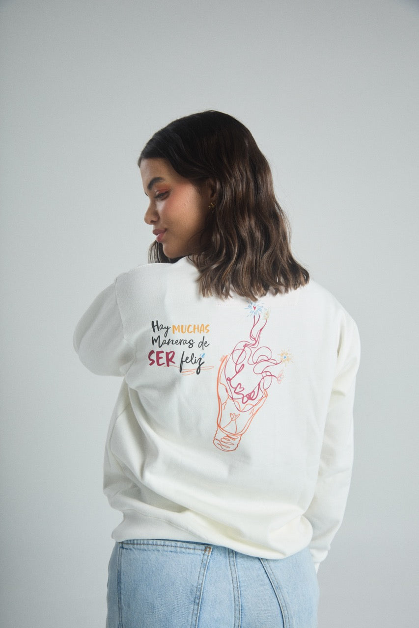 Sweatshirt Ser Feliz