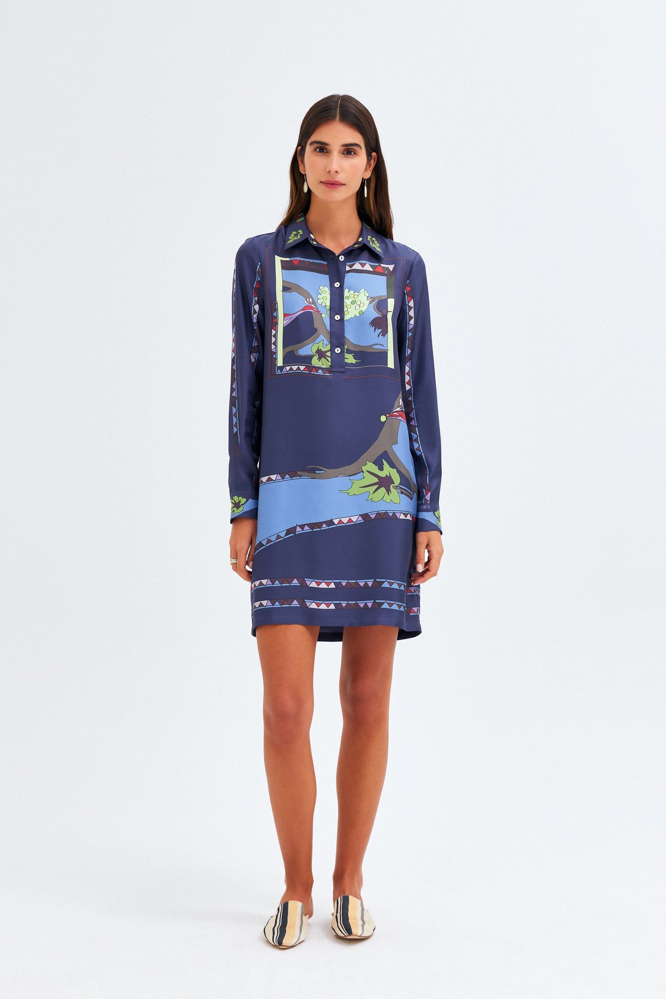 Zeugma Silk Short Dress Kutnia