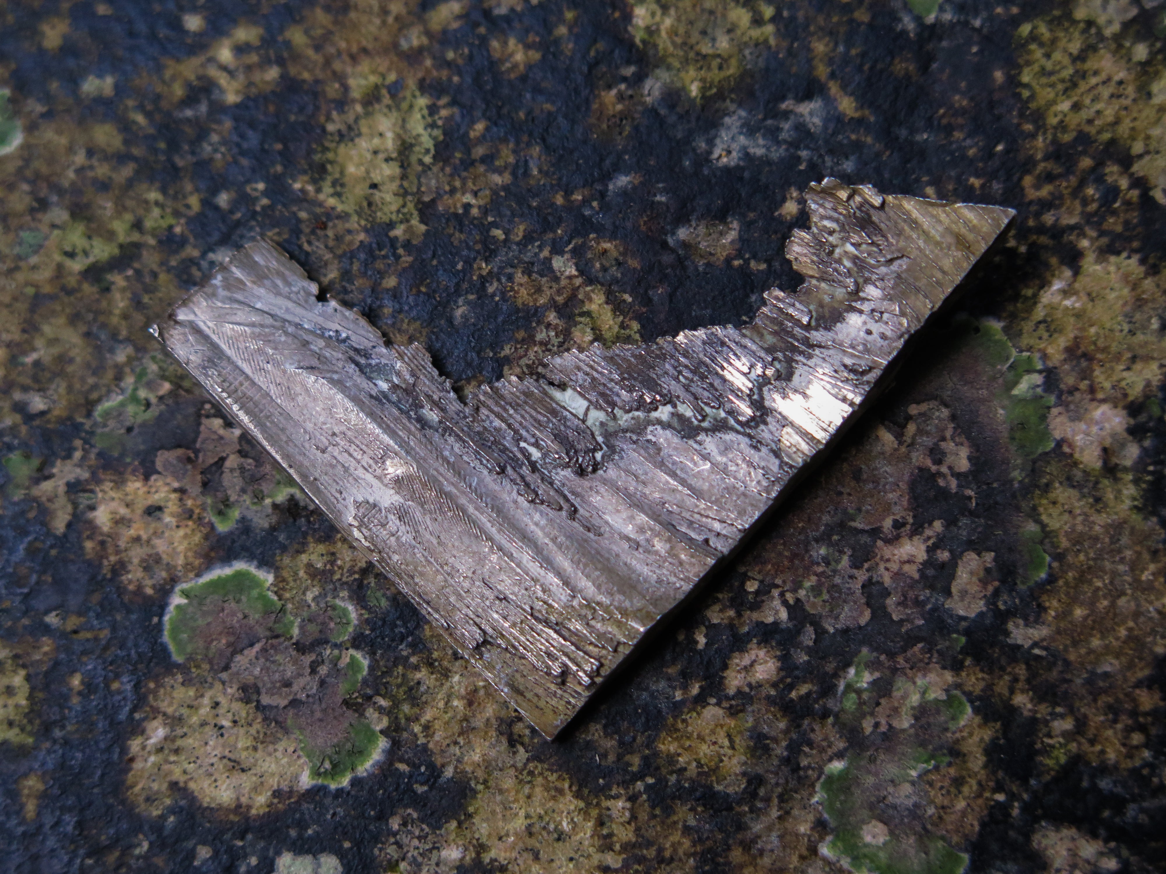 Pyrolusite necklace