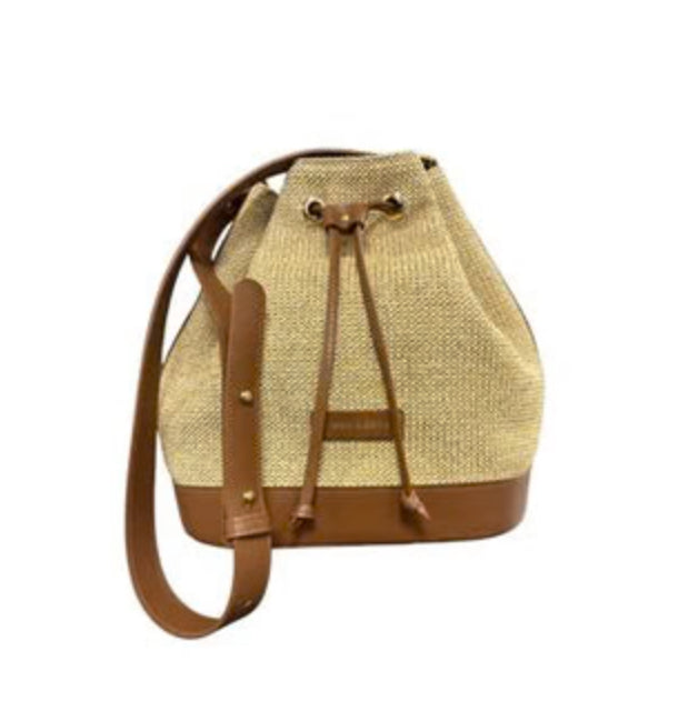 Malaga Raffia Bucket Bag