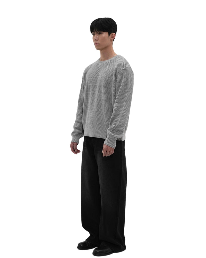 Heather Gray Knit Sweater