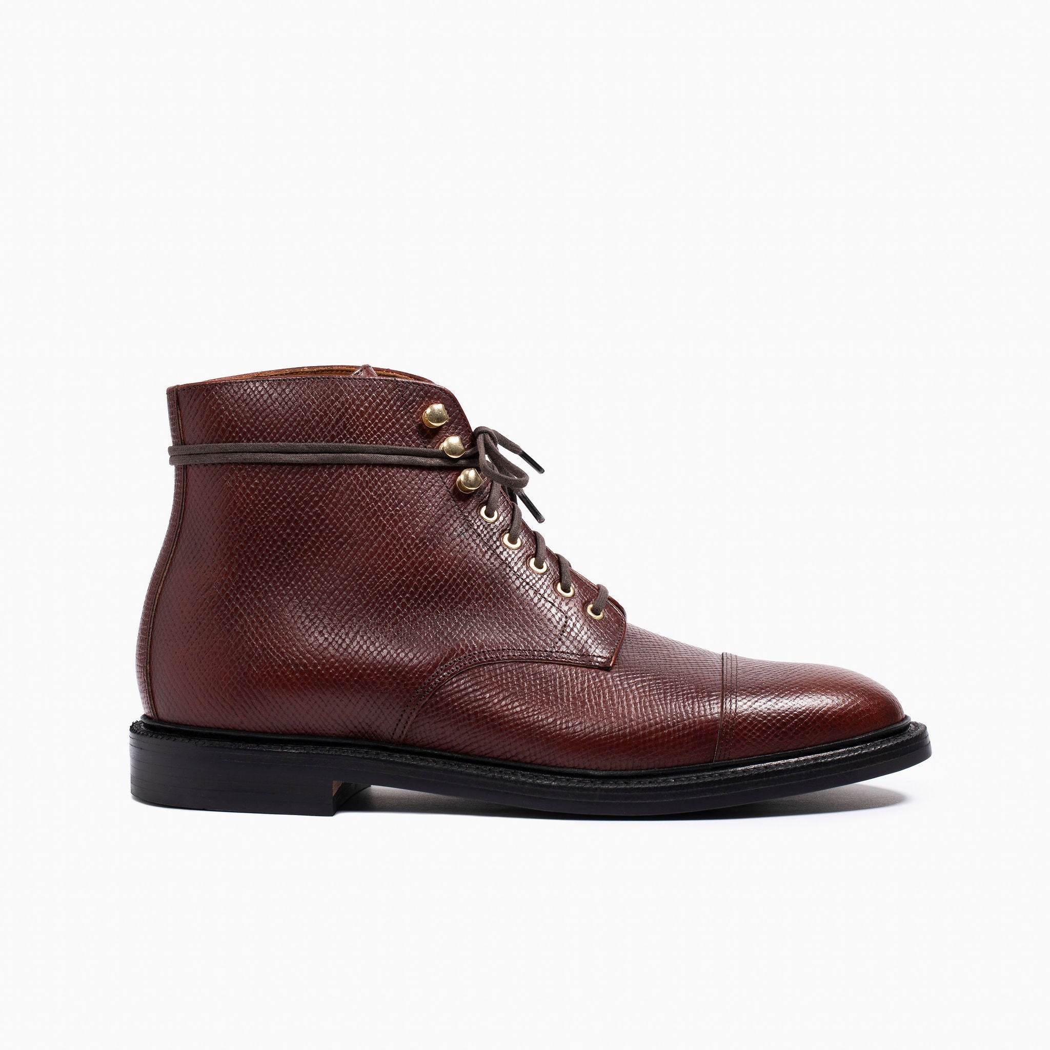 Cap Toe Boot Tan Pioneer Reindeer