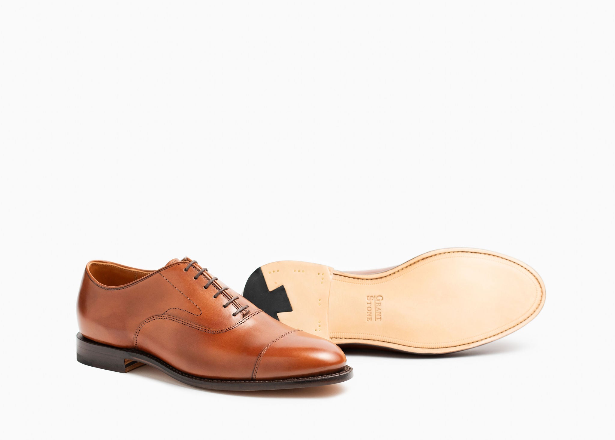 Cap Toe Oxford - Chestnut Calf
