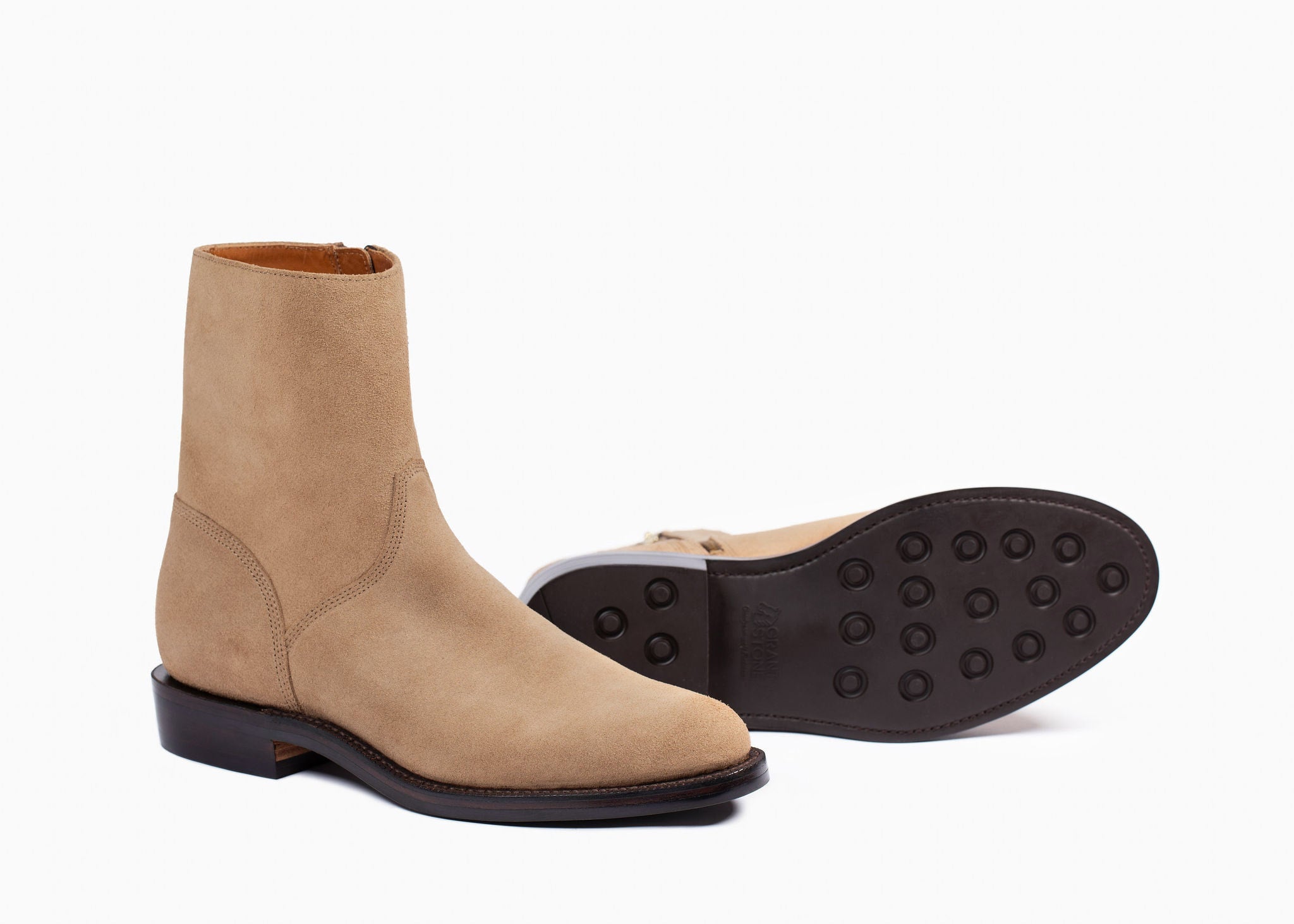 Elias Side-Zip Natural Roughout Chromexcel