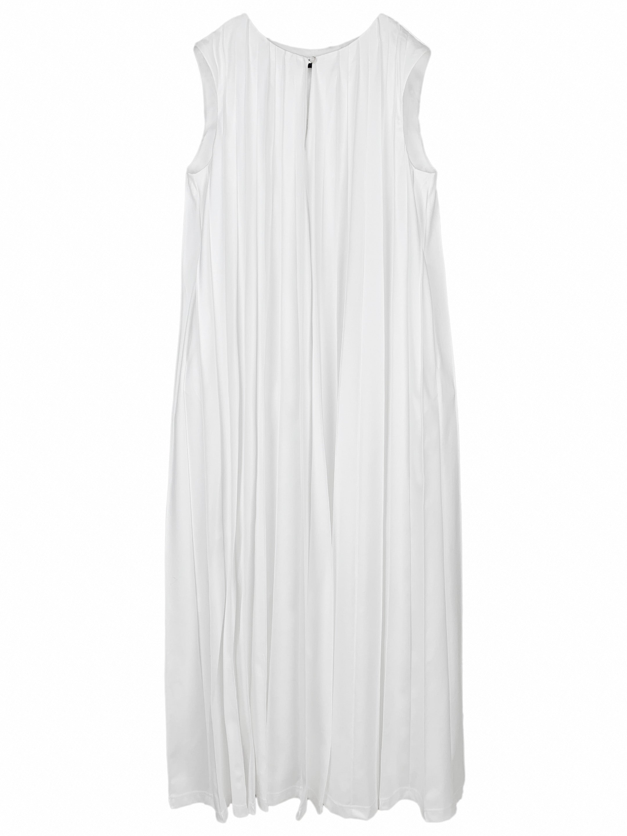 ACCORDION PLEATED TANK DRESS