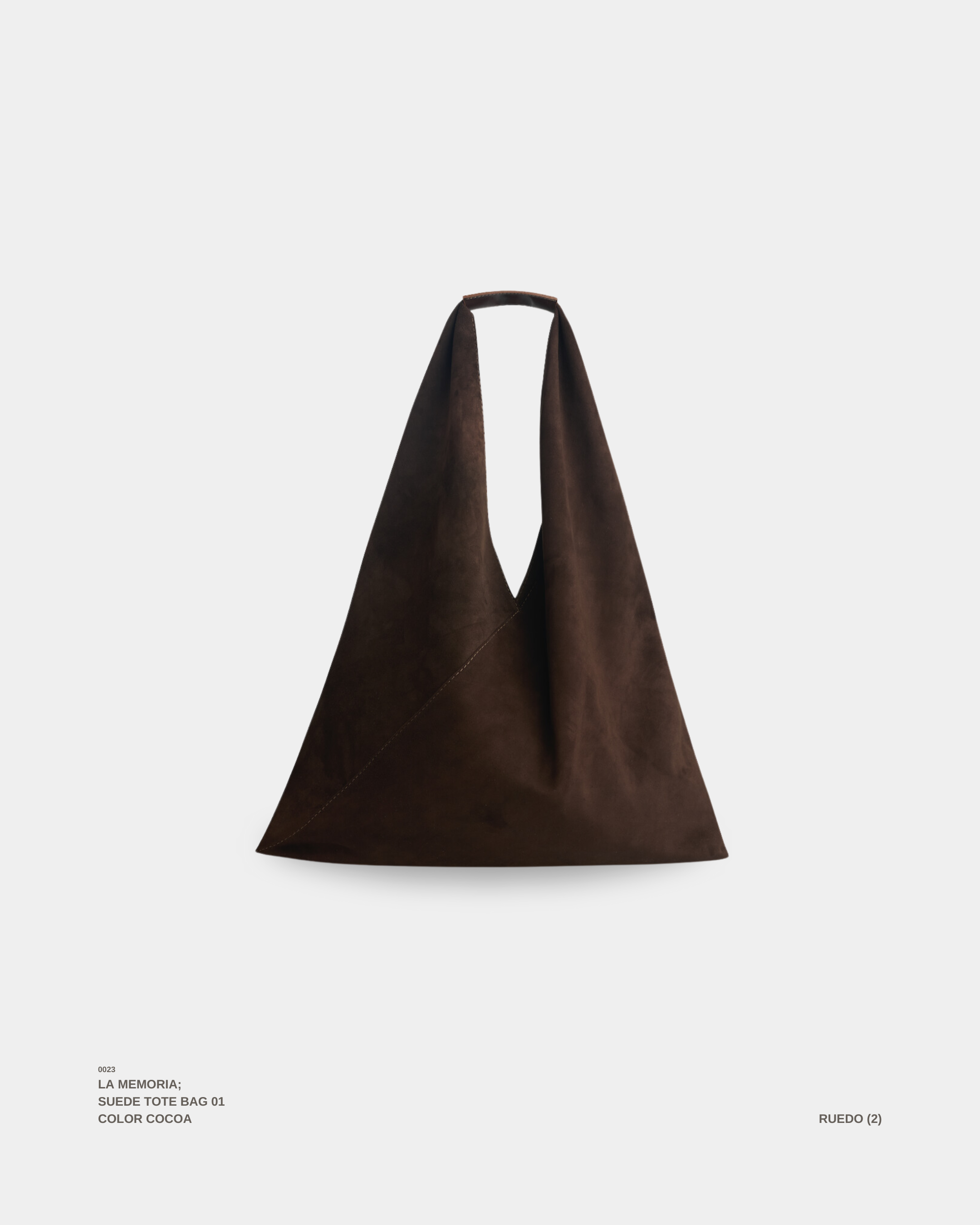LA MEMORIA COCOA SUEDE TOTE