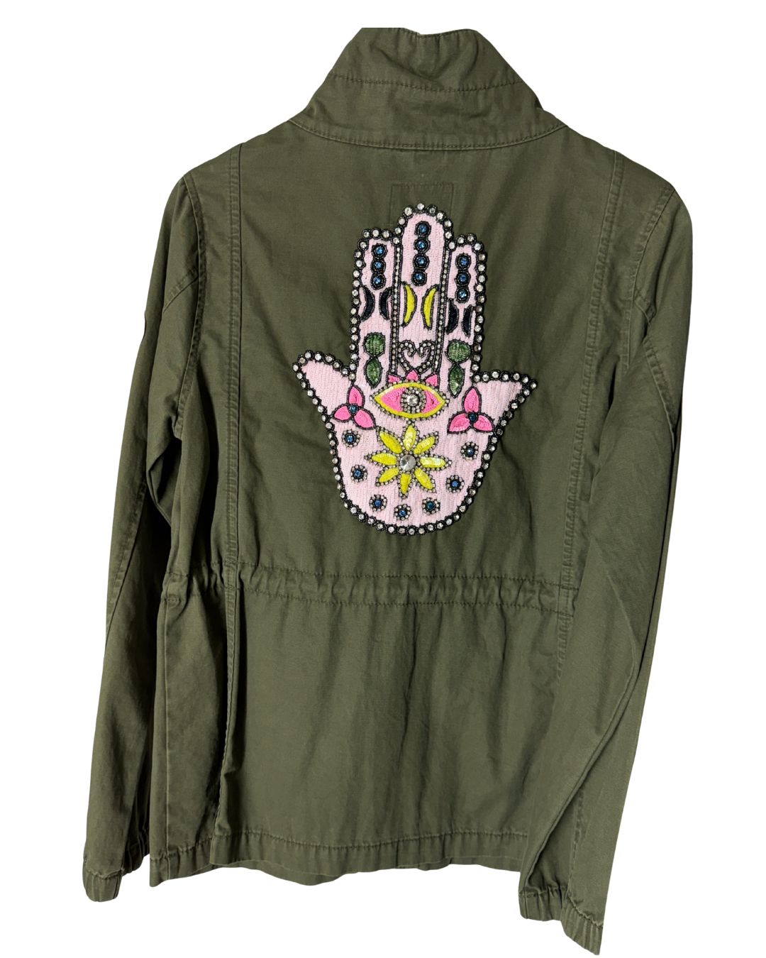 U- NY Army jacket - Hamsa patch