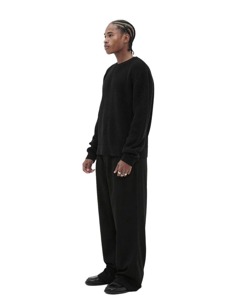 Midnight Black Knit Sweater