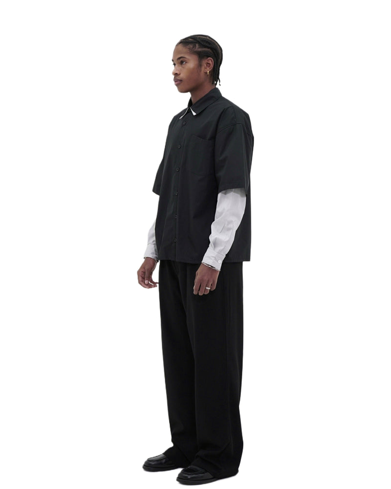 Black Pleated Pants