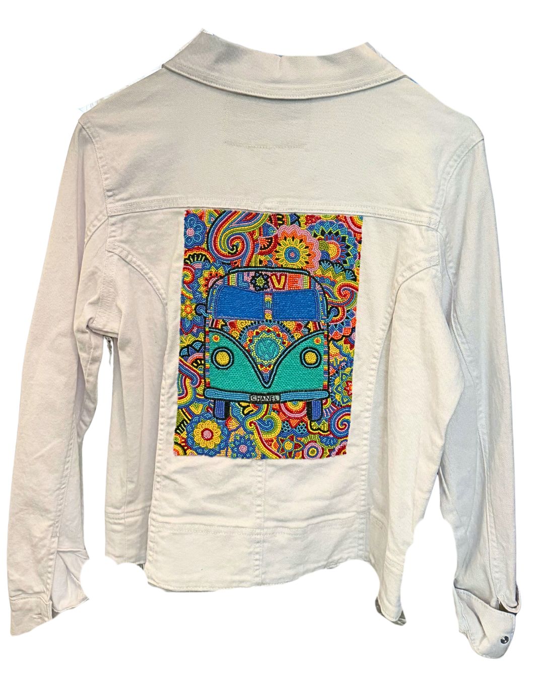 U- NY Denim jacket - Love Bus Patch