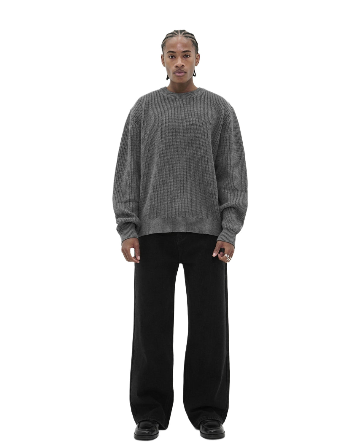 Stone Gray Knit Sweater