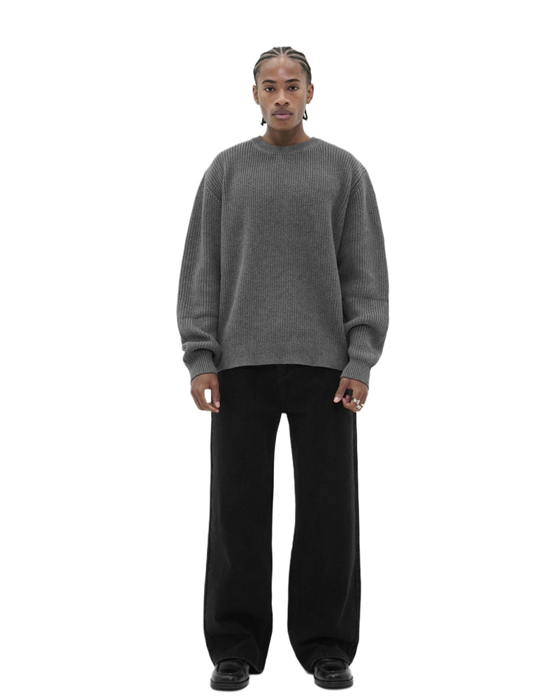 Stone Gray Knit Sweater