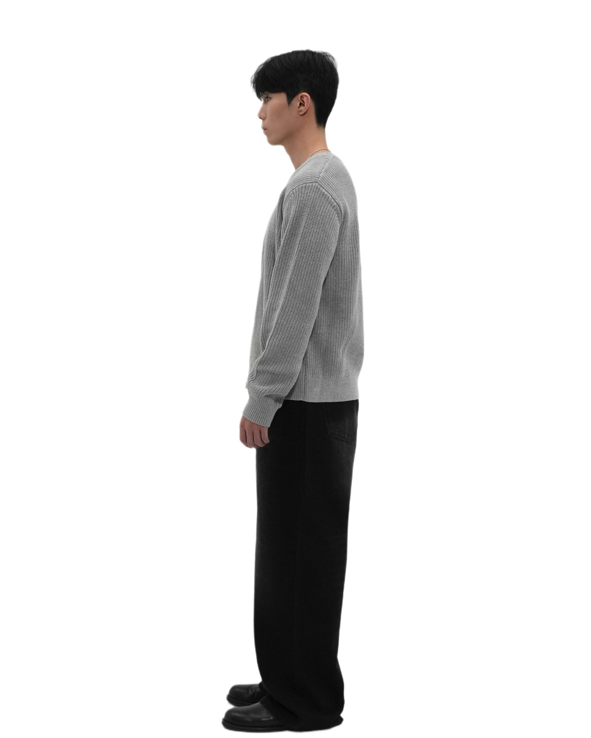 Heather Gray Knit Sweater