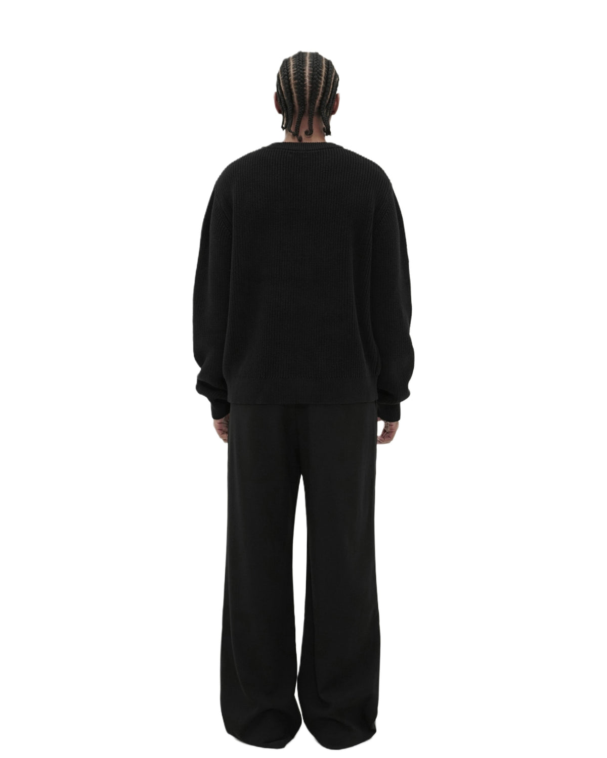 Midnight Black Knit Sweater