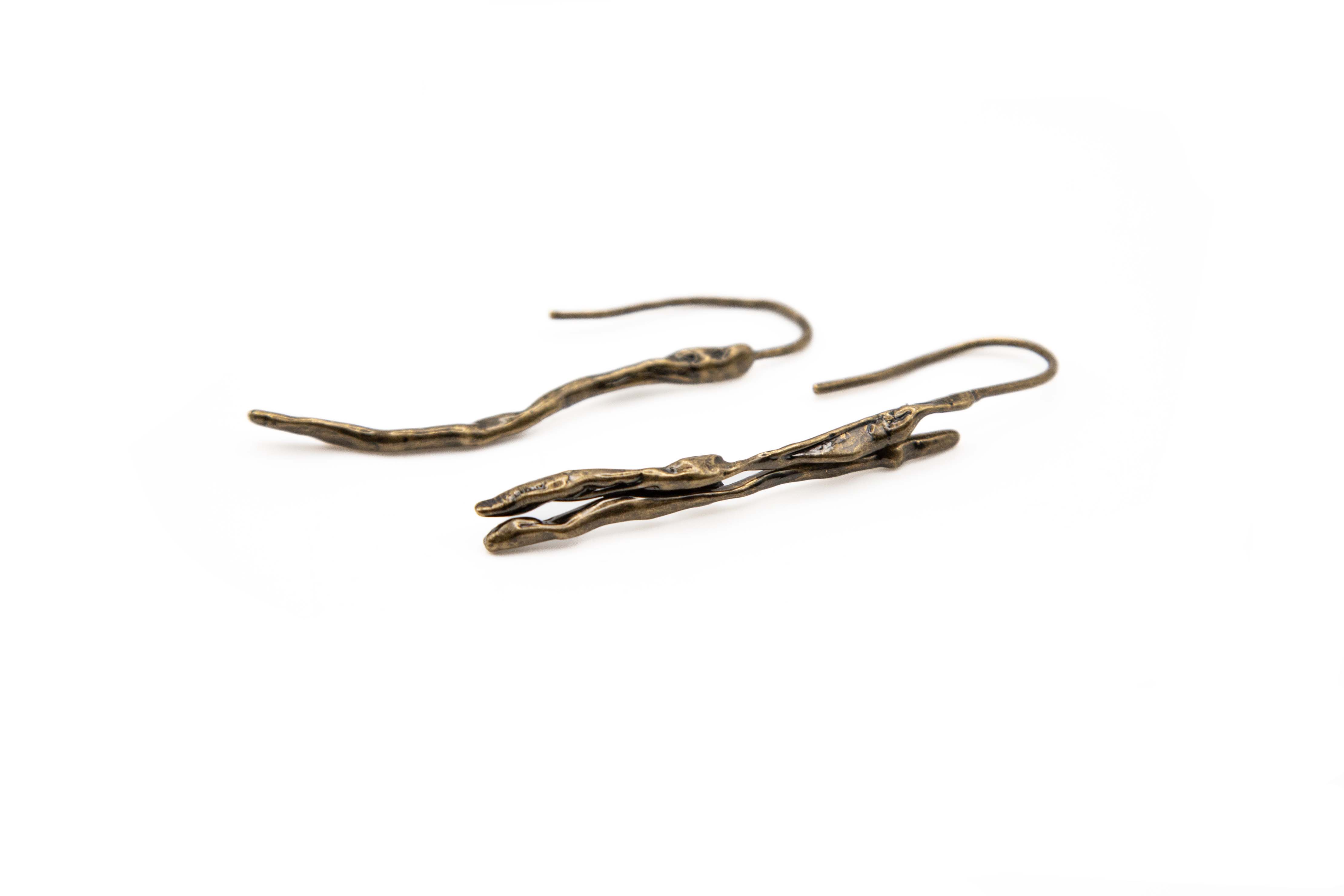 ANIME 24K gold-plated brass Earrings