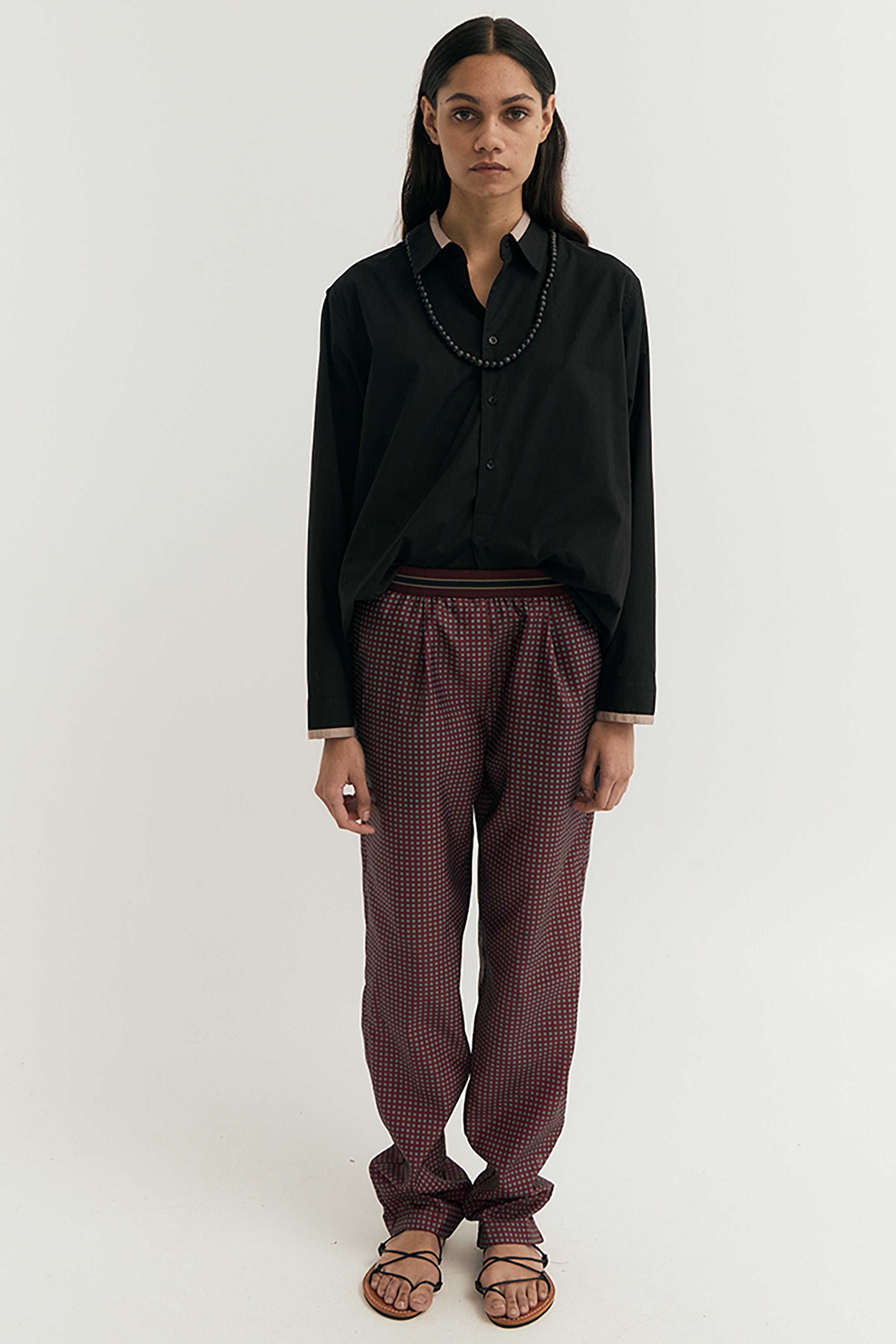 EMT- PRINTED ELASTIC PANT