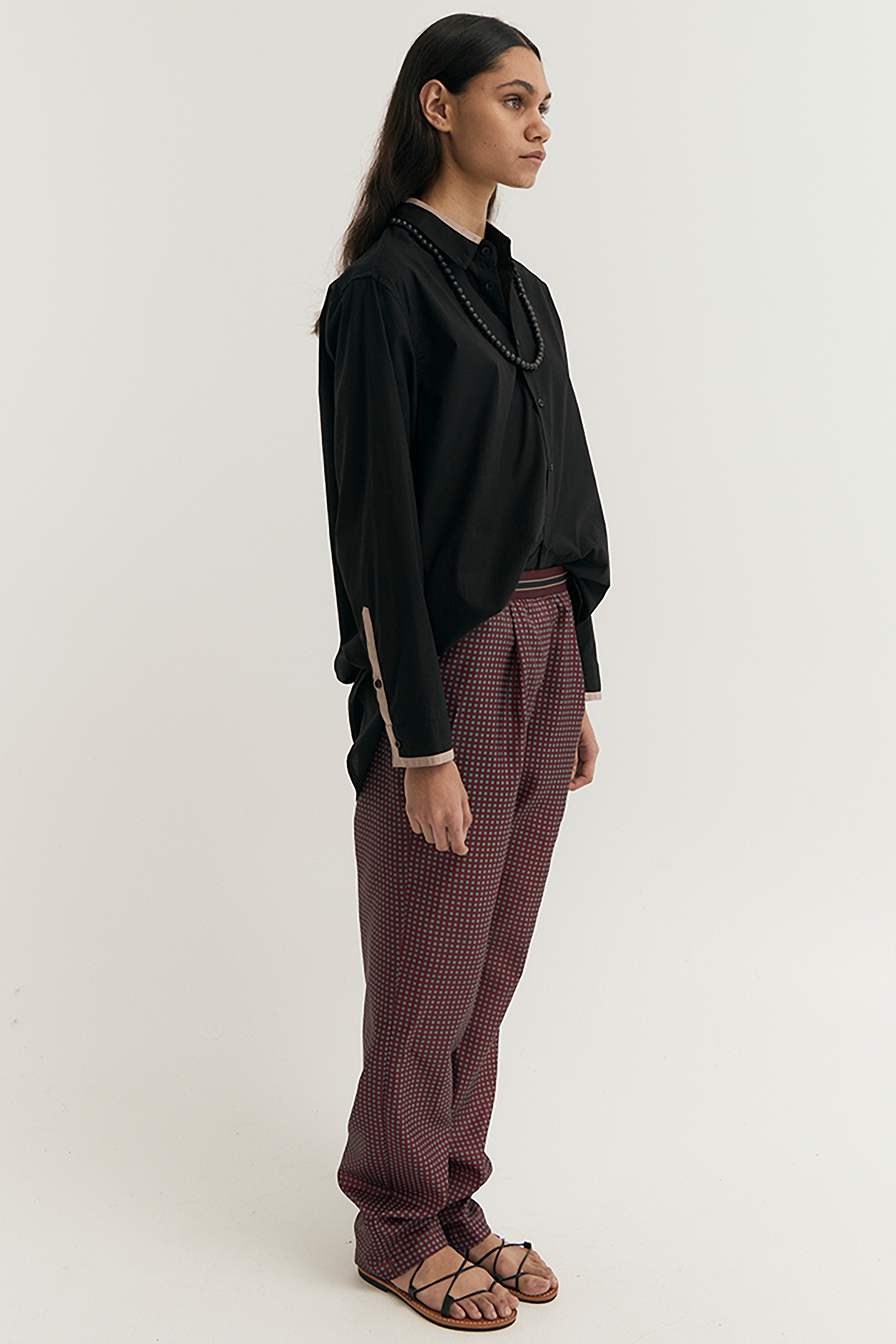 EMT- PRINTED ELASTIC PANT