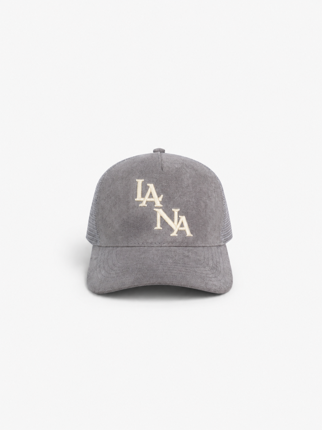 ASH-GREY SUEDE TRUCKER