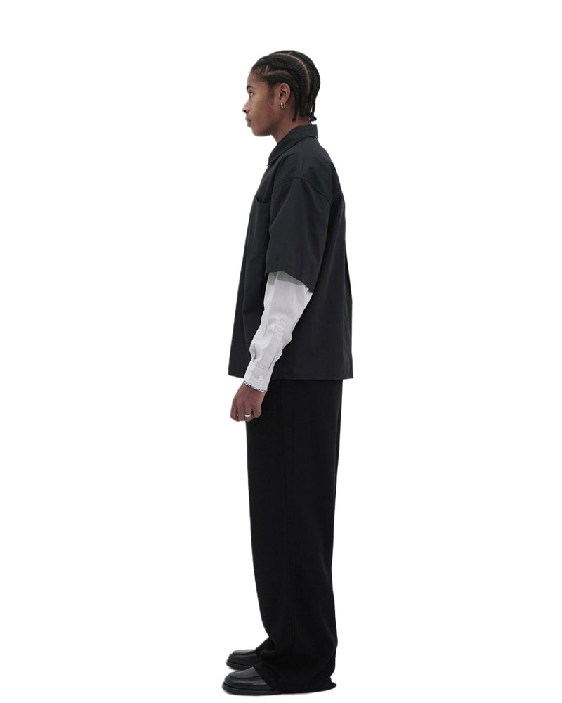 Black Pleated Pants