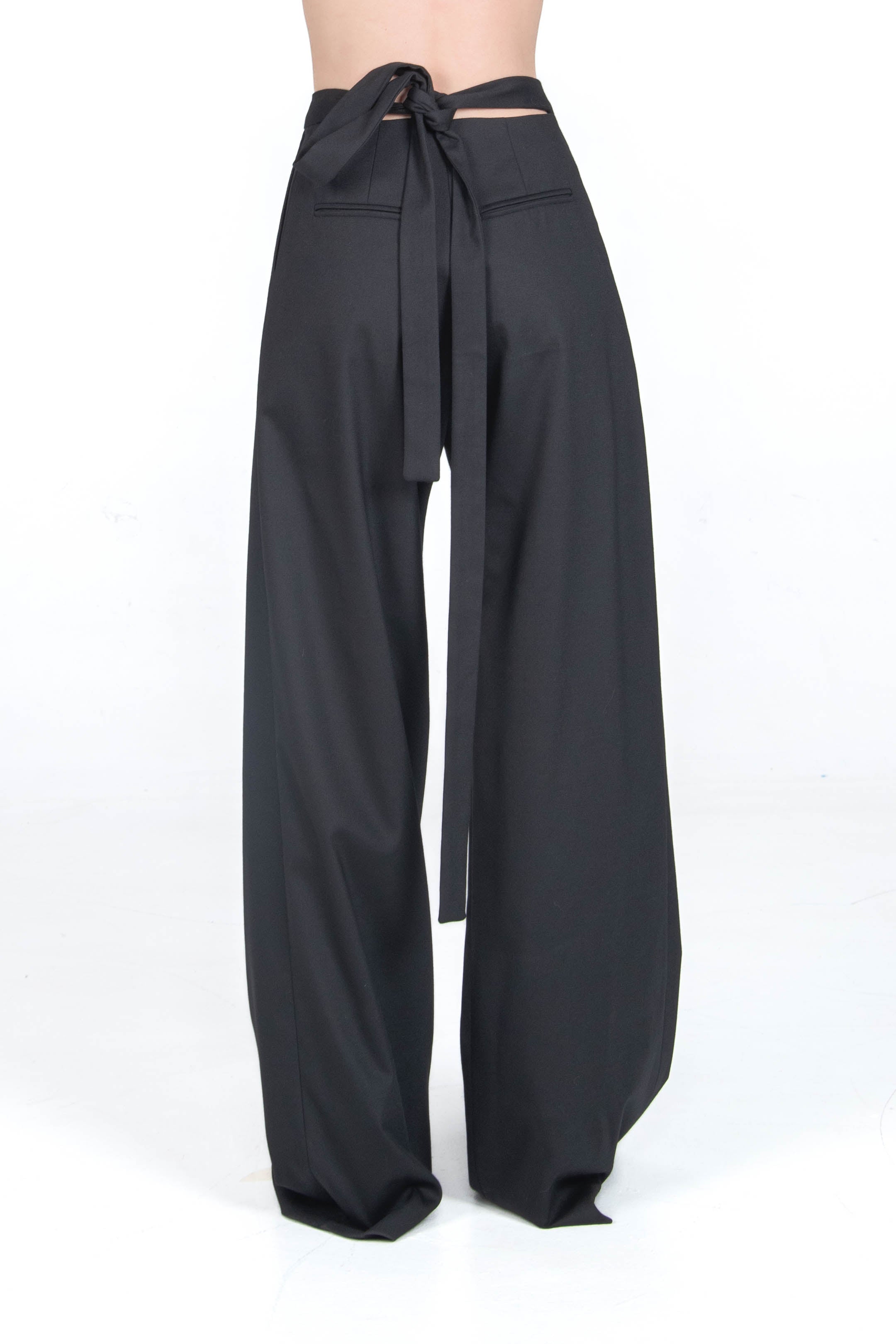 tailored high waist trousers