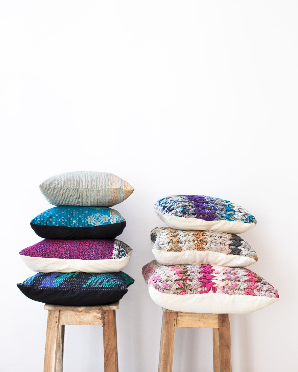 Chunky knit cushion cover, 18" square