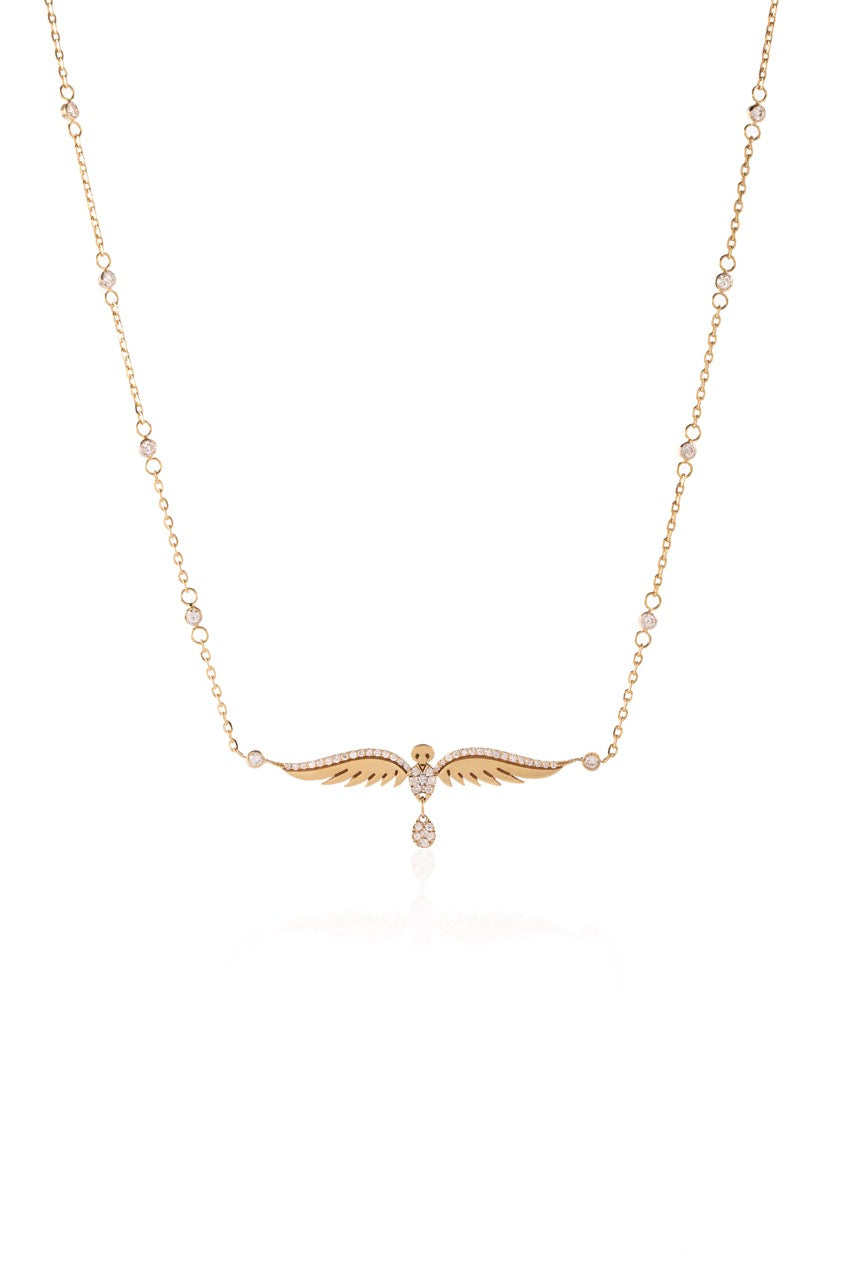 Majestic Bird Diamond Chocker Necklace