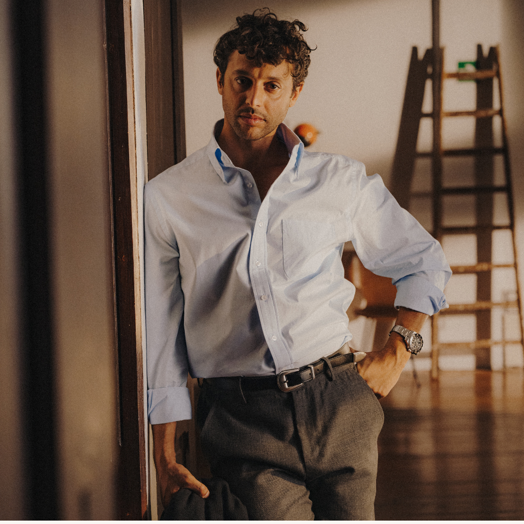 Button Down Shirt - Solid Light Blue