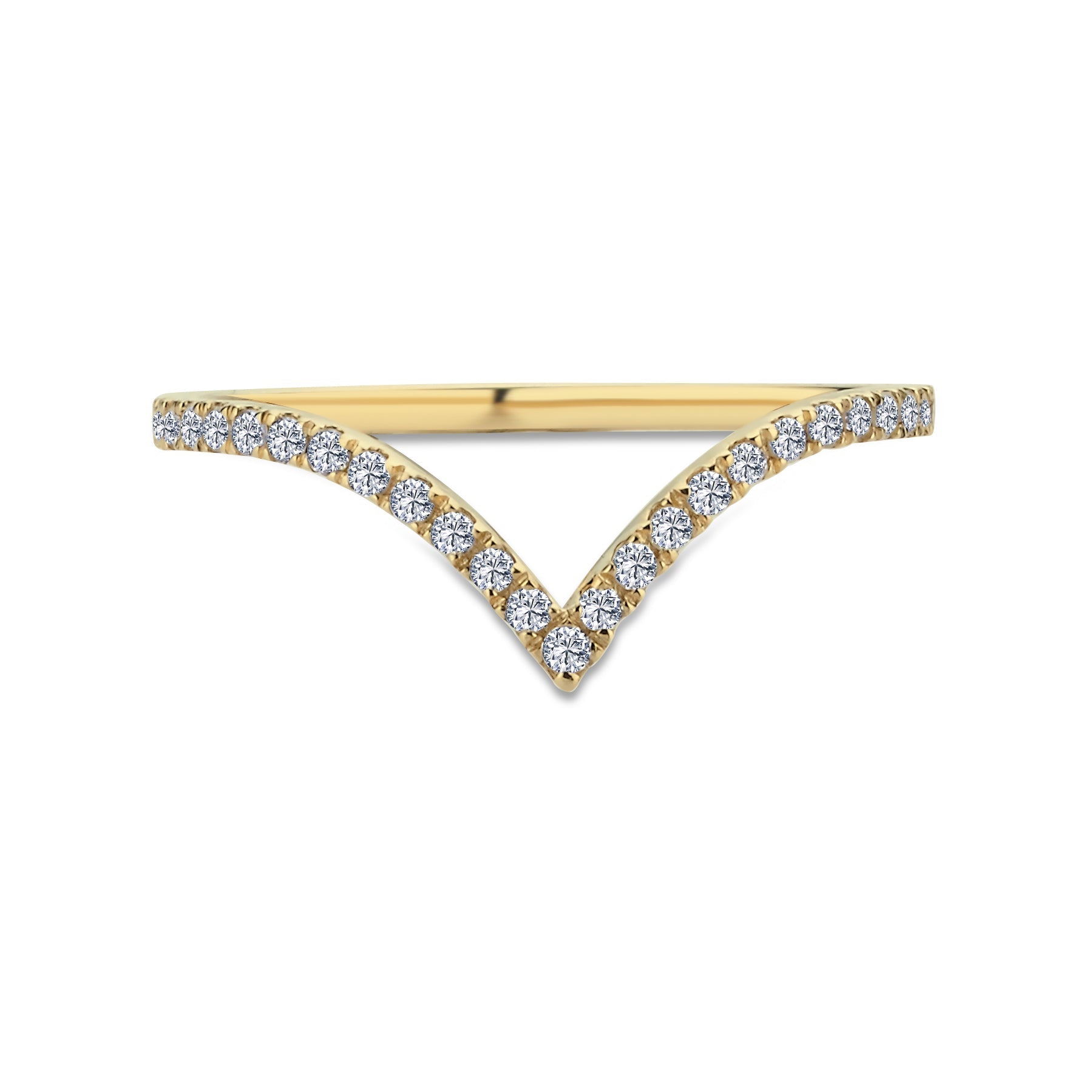 Eloise Chevron Diamond Ring