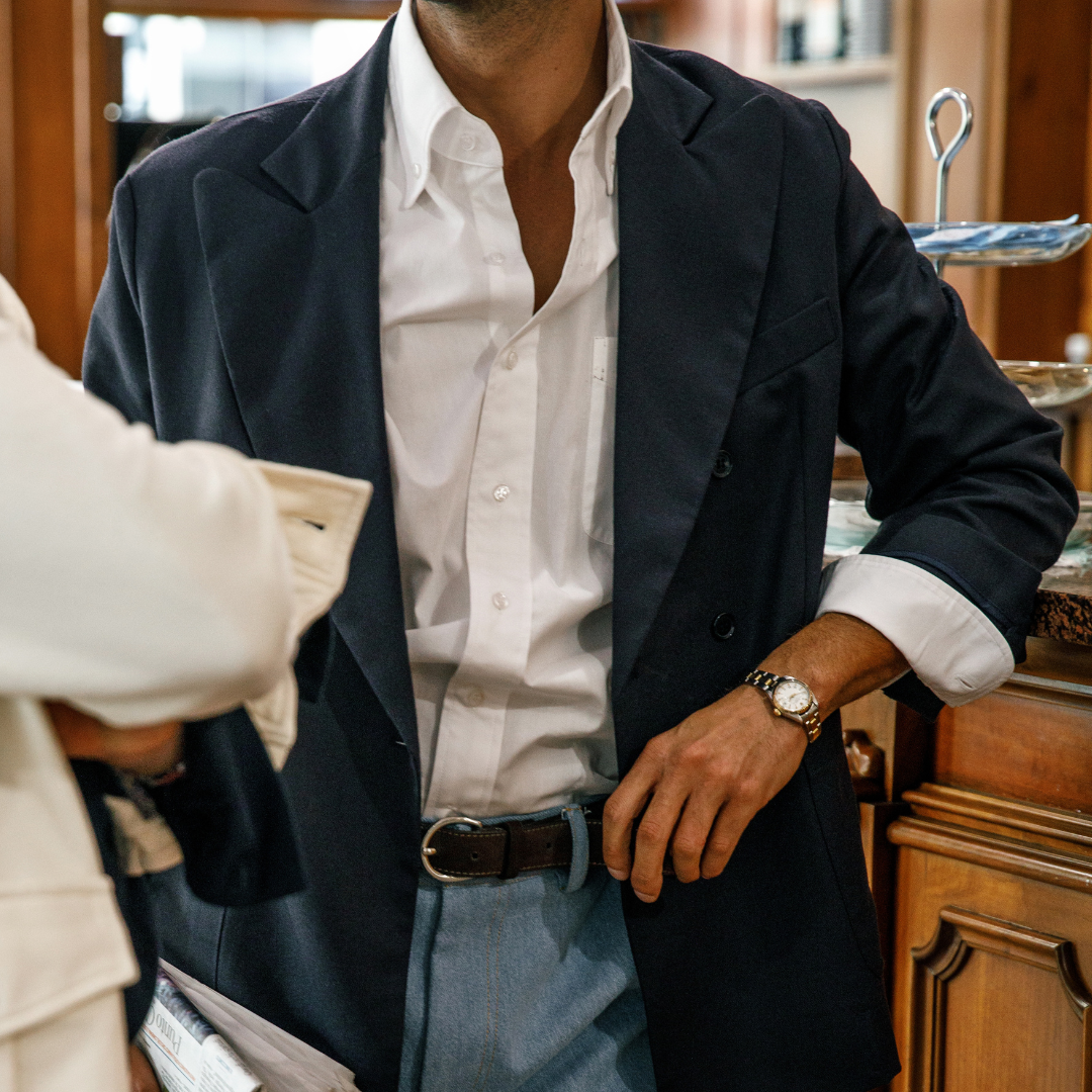 Button Down Shirt - Solid Panna White