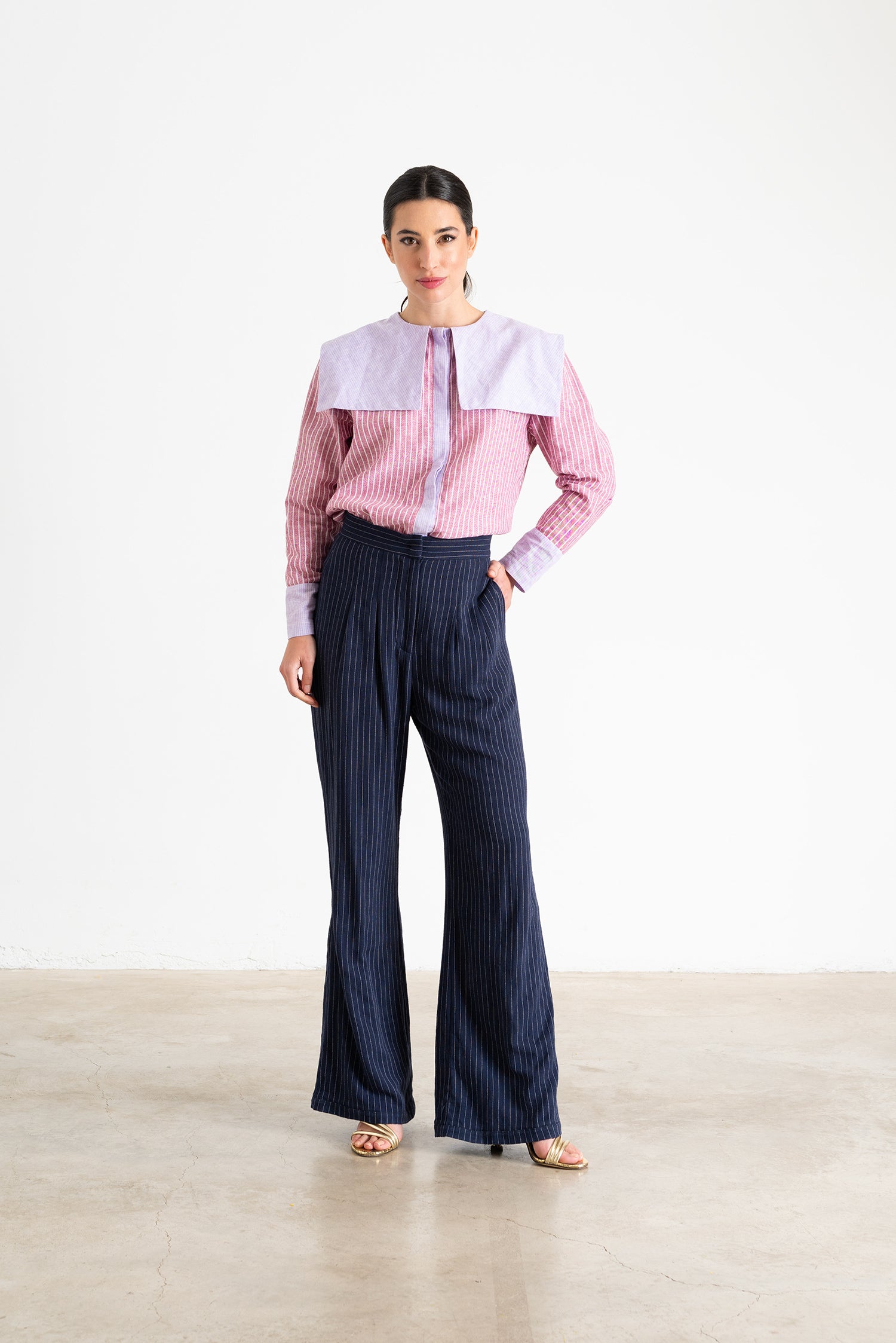 TOP LOULOU ROSA-LILA VS