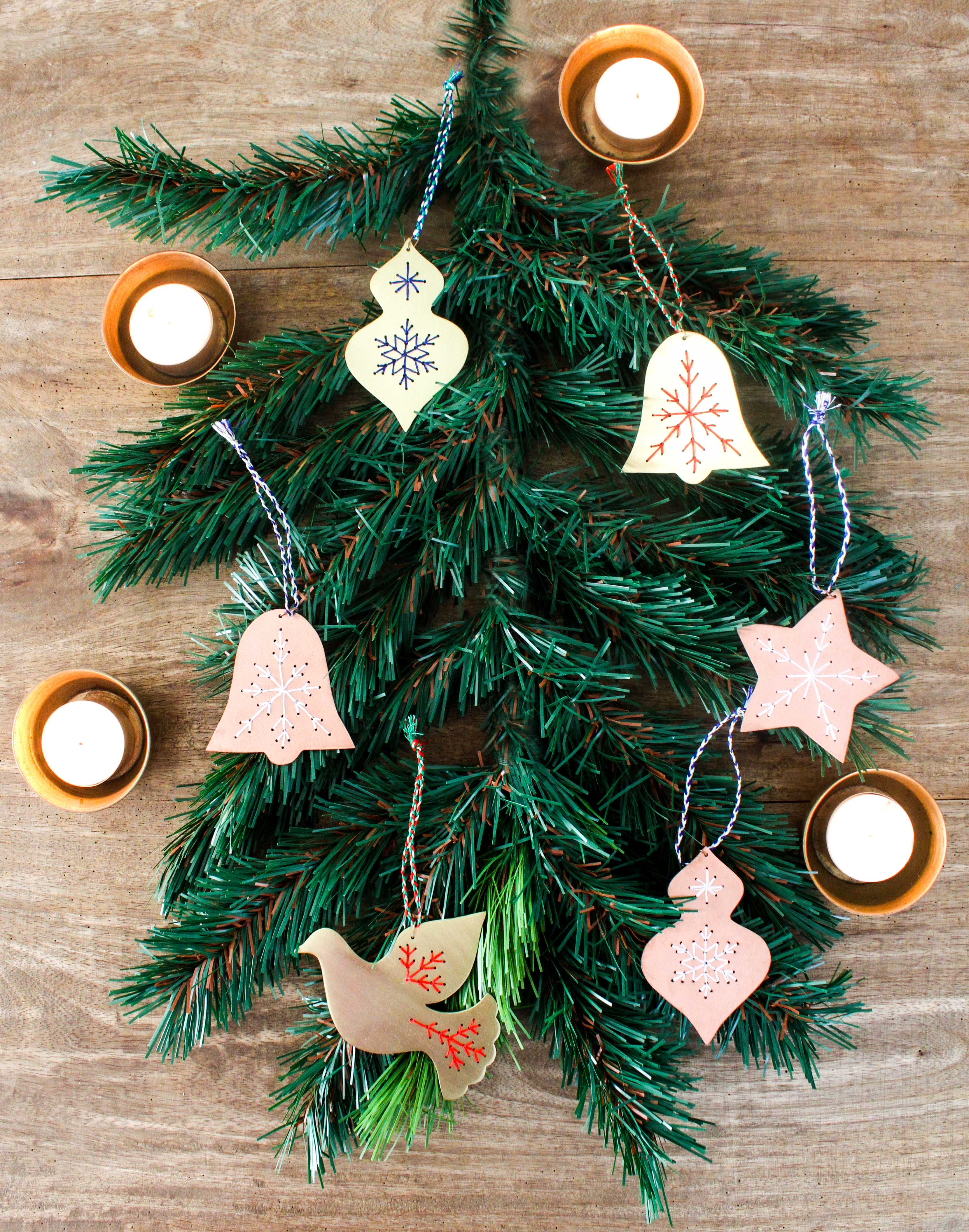 Embroidered Bell Ornament