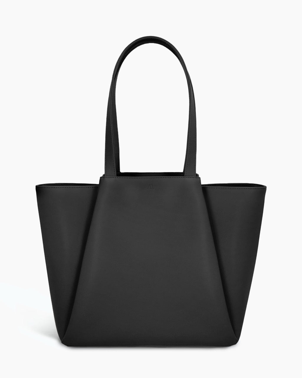 PYRAMID - PLAIN LEATHER - BLACK