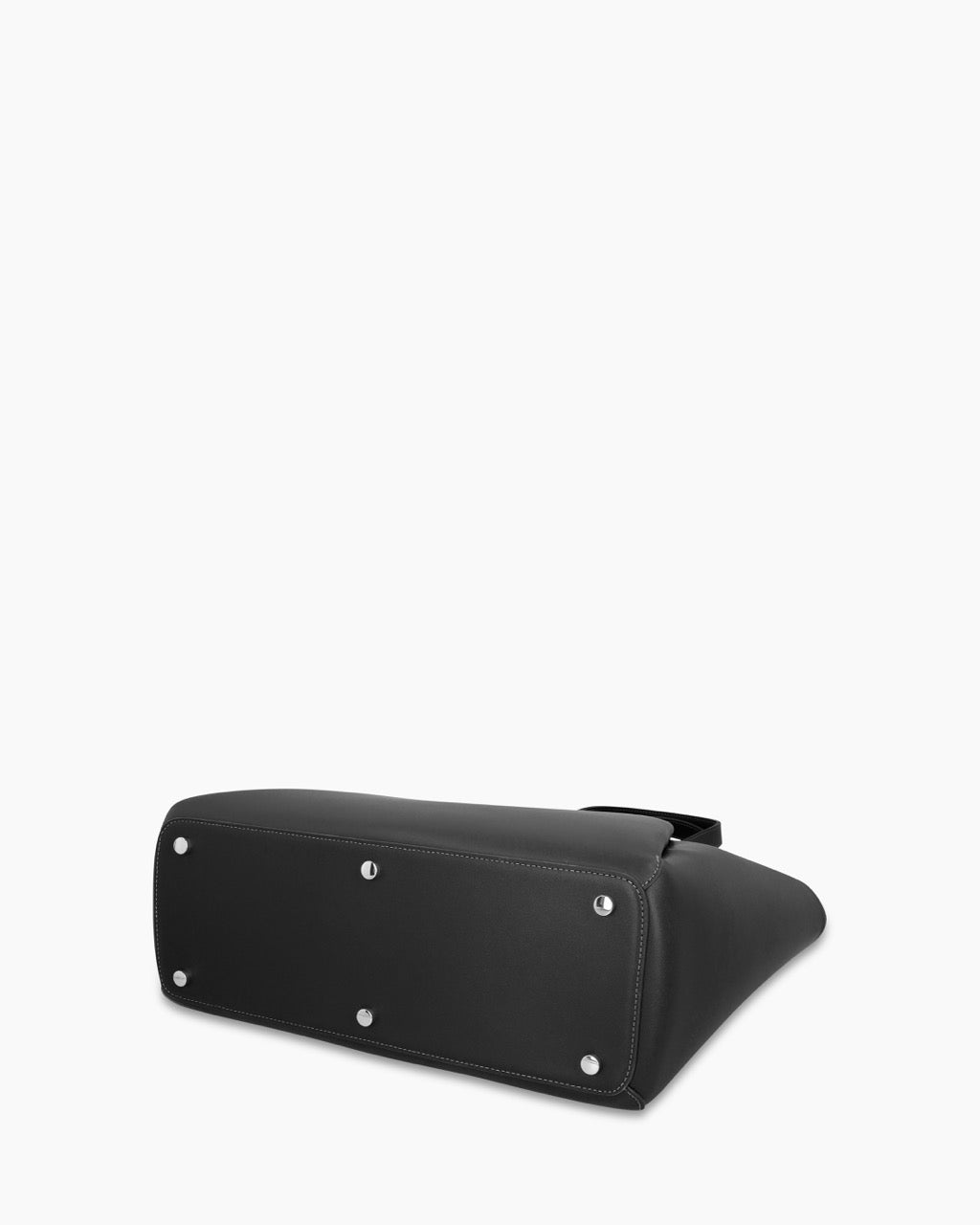 PYRAMID - PLAIN LEATHER - BLACK