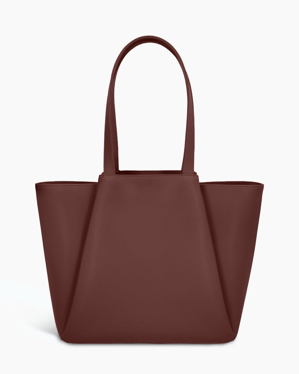 PYRAMID - PLAIN LEATHER - CHESTNUT BROWN