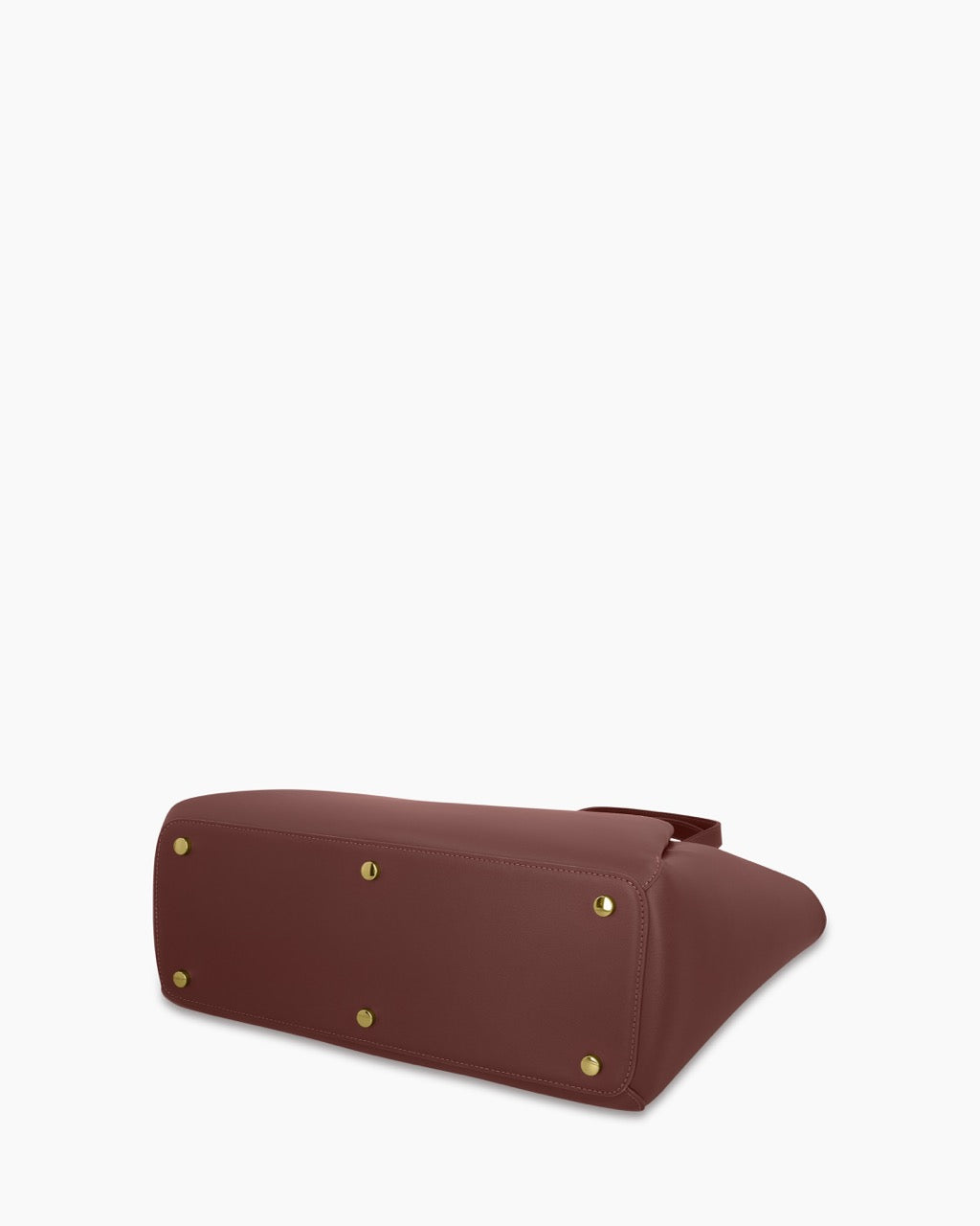 PYRAMID - PLAIN LEATHER - CHESTNUT BROWN