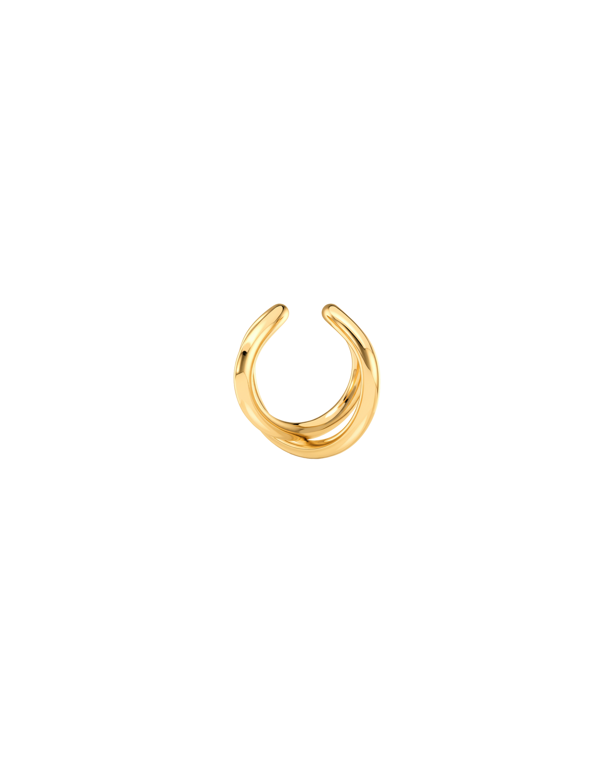 Cross Brace Ear Cuff – 18K Gold Vermeil