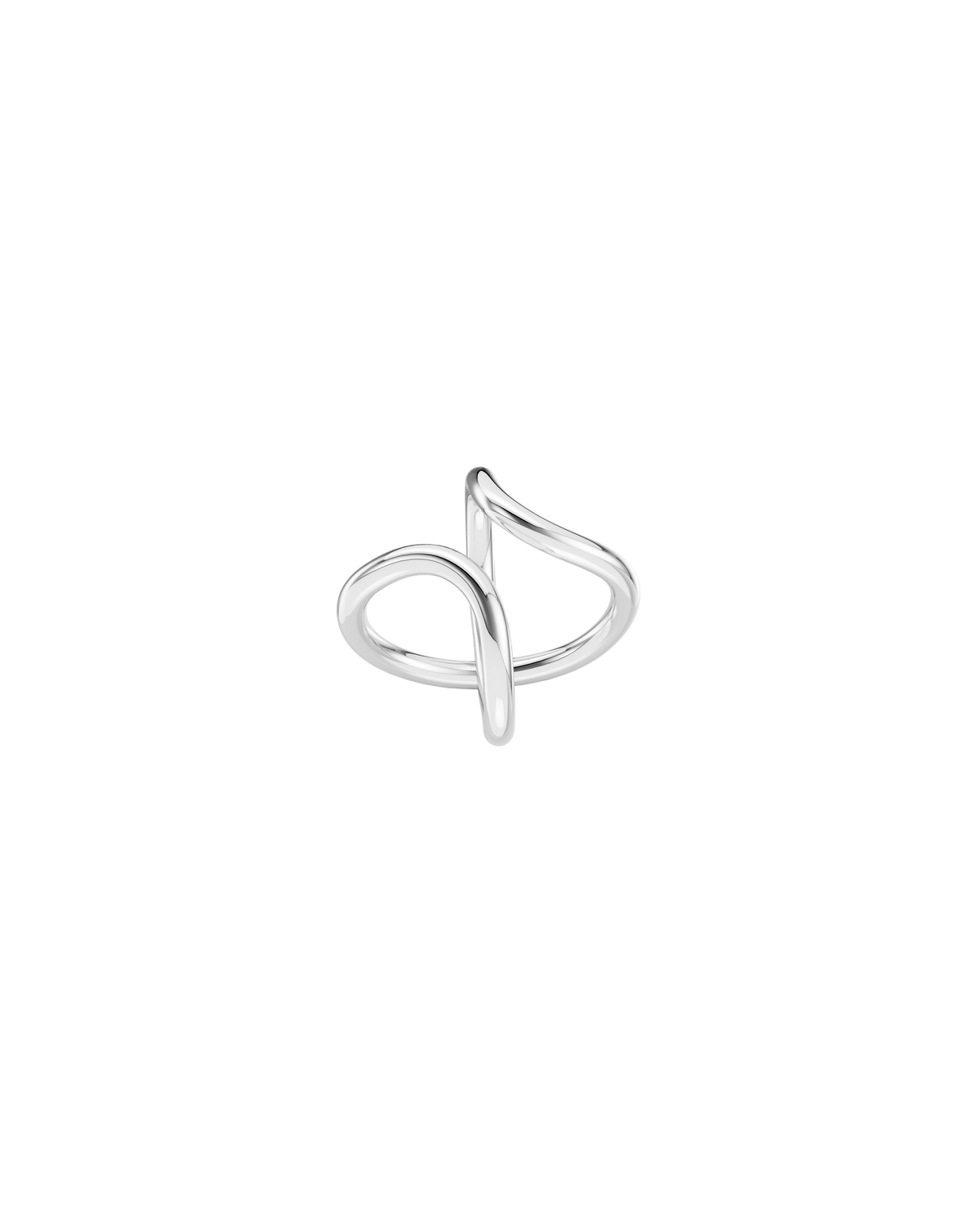 Cross Brace Ear Cuff – Sterling Silver